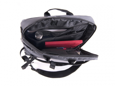 Geantă laptop Pulse Neptun 15,6'', 33x47x13 cm,gri [6]