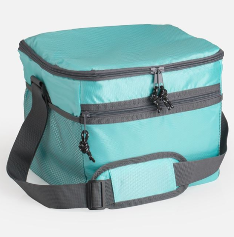 Lazi Frigorifice si Genti termoizolante - Geanta termica turcoaz 14L, 27x23x23 cm, pentru alimente si bauturi