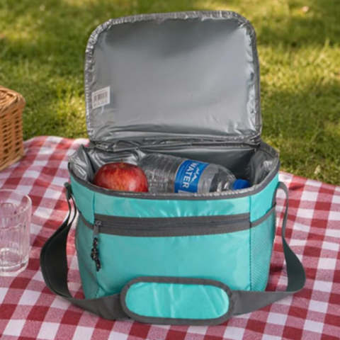 Geanta termica turcoaz 14L, 27x23x23 cm, pentru alimente si bauturi [2]