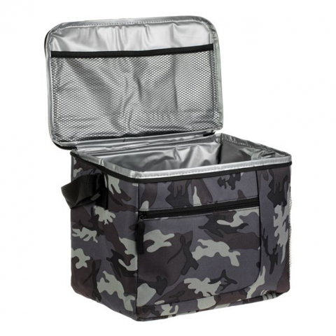 Geanta termoizolanta pentru alimente si bauturi,imprimeu camuflaj, 30x20x25 cm,16 litri [1]