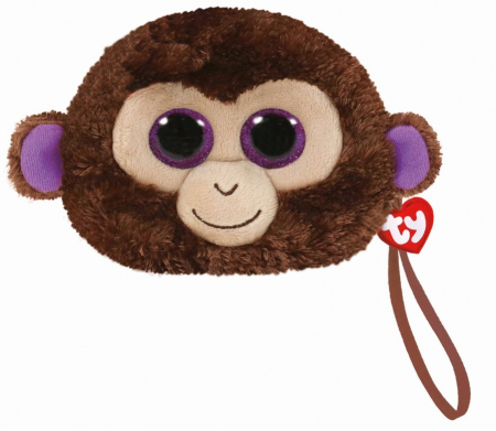 Jocuri si articole copii - Gentuta de mana din plus ty 10cm maimuta coconut