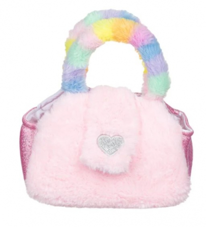 Geantă de plus pentru fetițe cu Unicorn inclus, Roz [3]