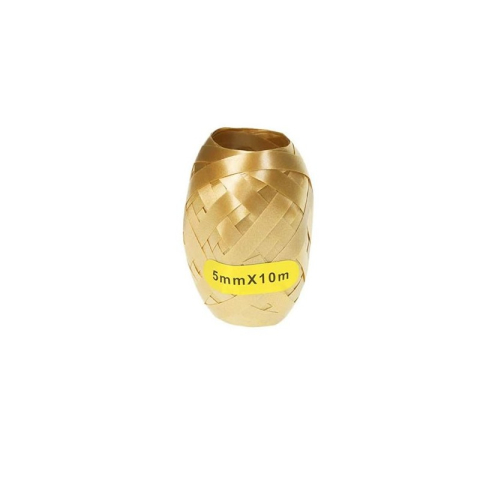 Produse art & craft-Lucru manual - Ghem rafie pentru activitati crafts, auriu , 5 mm x 10 m, 3 bucati/set