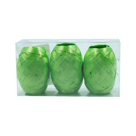 Produse art & craft-Lucru manual - Ghem rafie pentru activitati crafts, verde deschis, 5 mm x 10 m, 3 bucati/set