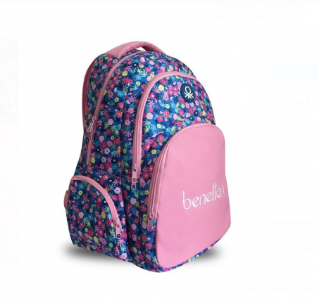 Ghiozdan Benetton fete pentru scoala [1]