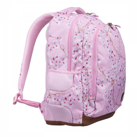 Ghiozdan Blossom pentru scoala, 2 compartimente, 2 buzunare, roz,30x20x44 cm [2]