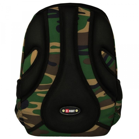 Ghiozdan cu 3 compartimente, 2 buzunare laterale, kaki camuflaj,40x30x20 cm [2]