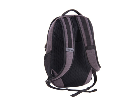 Ghiozdan ergonomic pentru scoala Pulse Olymp Gray cu 2 compartimente,50x33x24 cm [2]