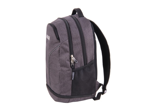 Ghiozdan ergonomic pentru scoala Pulse Olymp Gray cu 2 compartimente,50x33x24 cm [1]