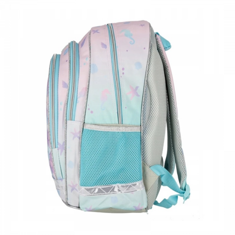 Ghiozdan fete Starpak Mermaid pentru scoala cu 3 compartimente,39.5x29x20 cm [4]