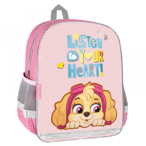 Ghiozdane Gradinita - Ghiozdan fetite Paw Patrol pentru gradinita, 1 compartiment, roz,30x10x32 cm