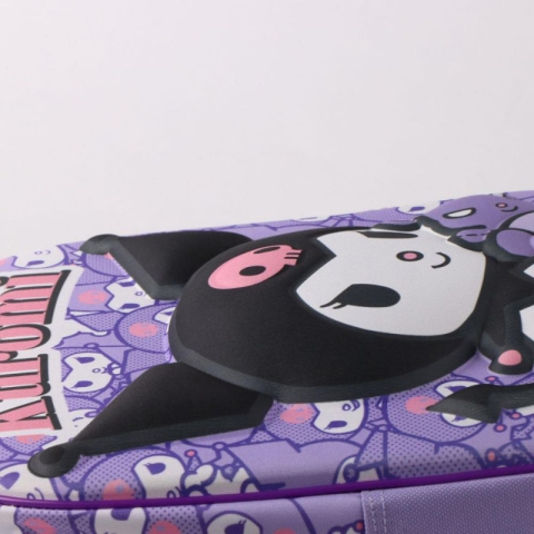 Ghiozdan gradinita 3D Kuromi, 1 compartiment, mov, 25x30x12 cm [2]