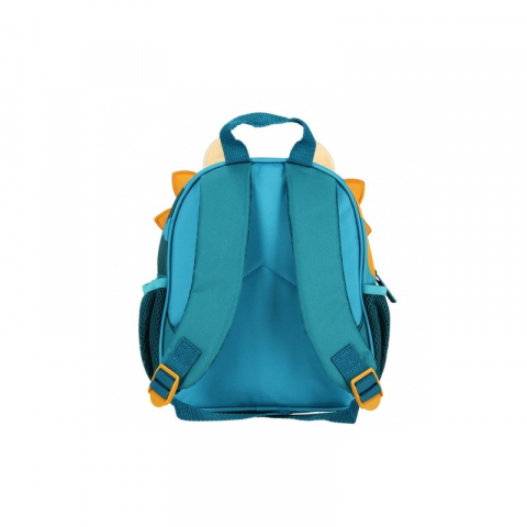 Ghiozdan gradinita Dino, 1 compartiment, turcoaz cu portocaliu,26 cm [1]