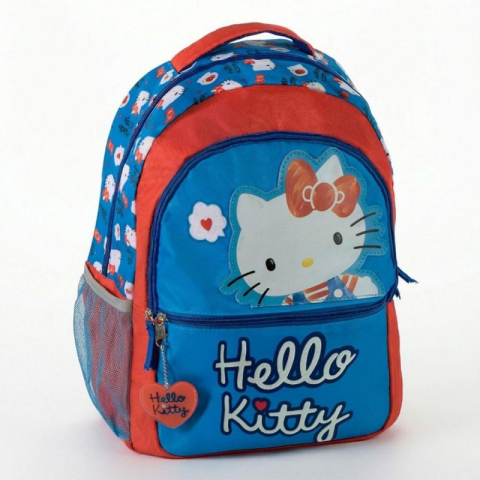 Papetarie & Birotica - Ghiozdan gradinita Hello Kitty, 3 compartimente, 31x40x14 cm