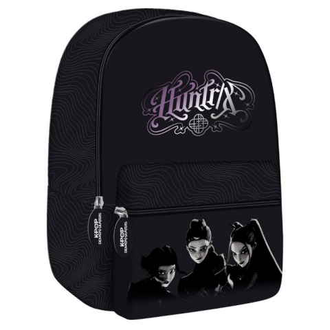 Papetarie & Birotica - Ghiozdan gradinita St. Majewski KPOP Demon Hunters, 1 compartiment,negru, 28x22x13 cm