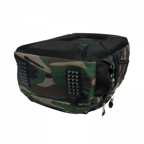 Ghiozdan pentru clasele I-IV cu 3 compartimente, kaki camuflaj,39x25x13 cm [5]