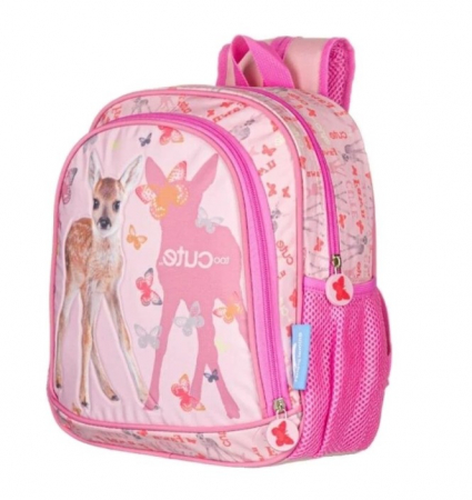 Ghiozdan pentru gradinita  Bambi Toocute,Roz, 28x32x12 cm [2]