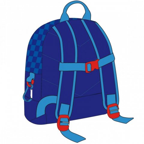 Ghiozdan pentru gradinita Sonic the Hedgehog,1 compartiment, 25x16x27 cm [2]