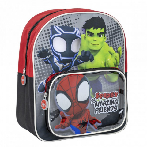 Ghiozdane Gradinita - Ghiozdan pentru gradinita Spidey si prietenii sai uimitori,1  compartiment, 25x12x30 cm