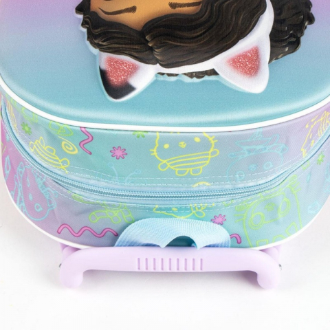 Ghiozdan pentru gradinita tip troller Gabbys Dollhouse 3D, 25x31x10cm [10]