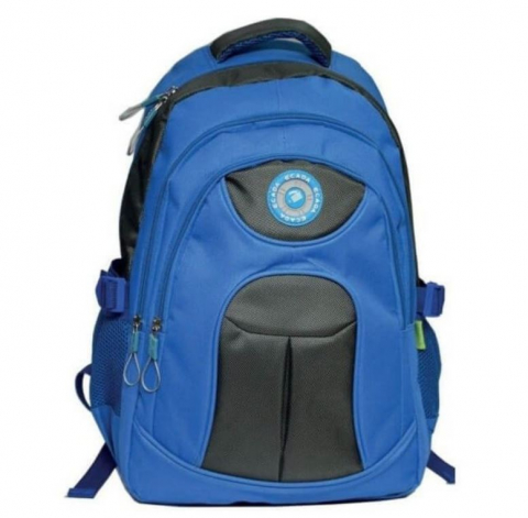 Ghiozdane Scoala - Ghiozdan pentru scoala cu 3 compartimente,albastru,46 cm