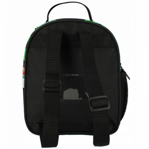 Ghiozdan Pixel Game, gradinita, 1 compartiment, negru cu verde,20x9x25 cm [5]