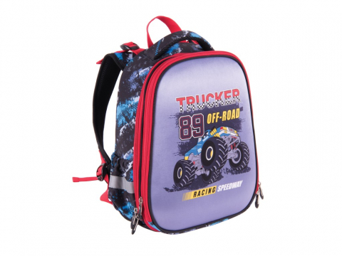 Ghiozdan Pulse Anatomic Cube Off Road pentru clasele I-IV,28x18x38 cm [0]