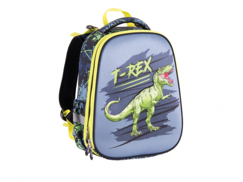 Ghiozdane Scoala - Ghiozdan Pulse Anatomic Cube T Rex pentru clasele I-IV, 28x18x38 cm