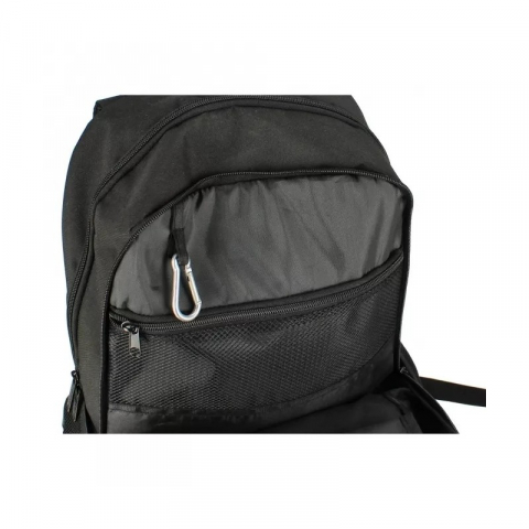 Ghiozdan scoala cu 2 compartimente,poliester,negru,45 cm [3]
