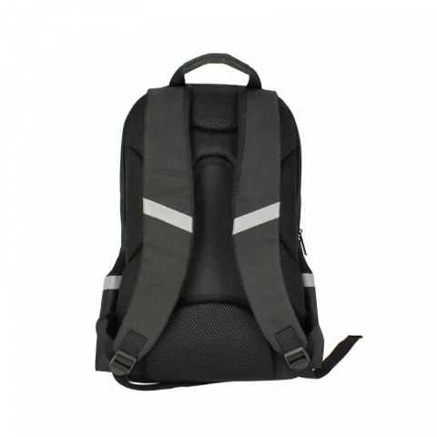 Ghiozdan scoala cu 2 compartimente,poliester,negru,45 cm [2]