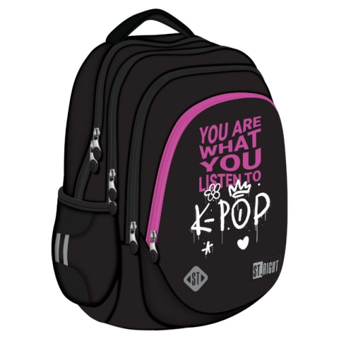 Papetarie & Birotica - Ghiozdan scoala K-POP Rhythm cu 4 compartimente, 42x31x22 cm