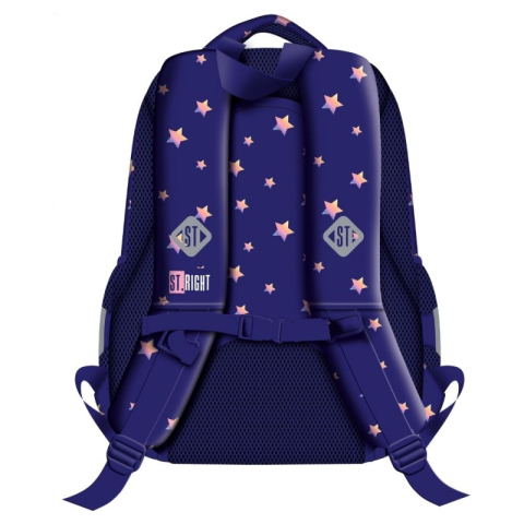 Ghiozdan scoala pentru fete St. Right Unicorn Glow, 3 compartimente, 39x27x17 cm [1]