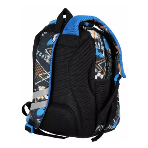 Ghiozdan Starpak Football pentru scoala cu 4 compartimente, 25x38x18cm [1]