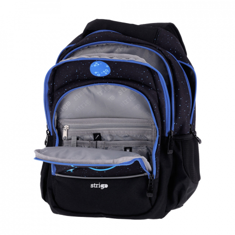 Ghiozdan Strigo Misty+ Black Cosmos, 24L, 39×27×18 cm [1]