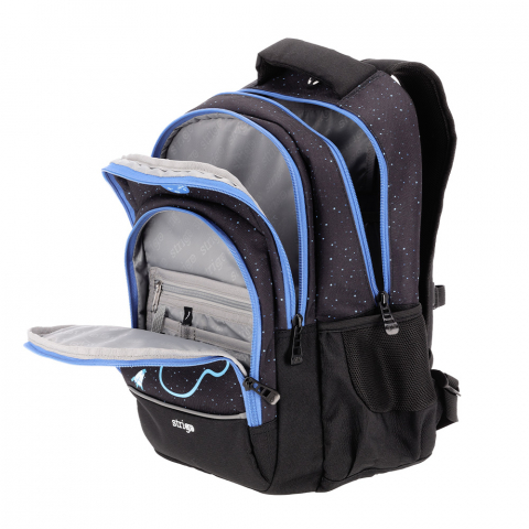 Ghiozdan Strigo Misty+ Black Cosmos, 24L, 39×27×18 cm [4]