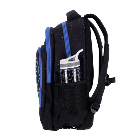 Ghiozdan Strigo Misty+ Black Cosmos, 24L, 39×27×18 cm [2]