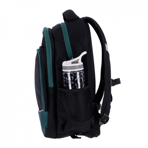 Ghiozdan Strigo Misty+ Black Dinosaur, 24L, 39×27×18 cm [3]