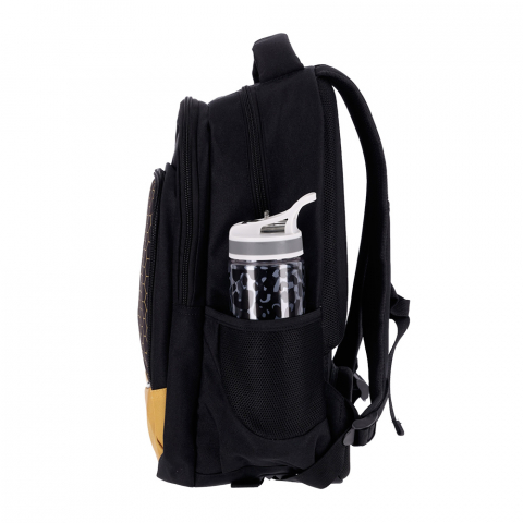 Ghiozdan Strigo Misty+ Black Honeycomb, 24L, 39×27×18 cm [2]