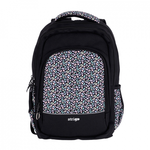 Papetarie & Birotica - Ghiozdan Strigo Misty+ Black Pastel, 24L, 39×27×18 cm