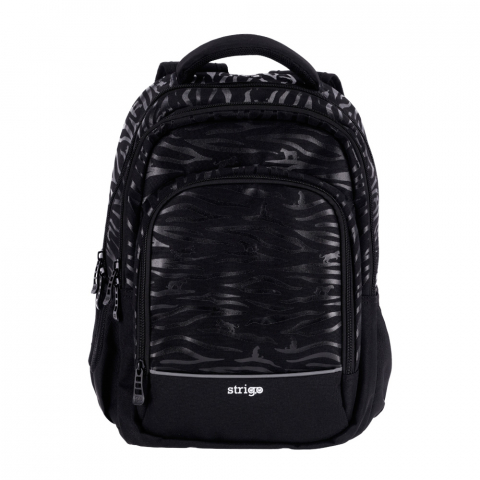 Papetarie & Birotica - Ghiozdan Strigo Misty+ Black Tiger, 24L, 39×27×18 cm