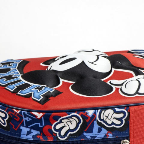 Ghiozdan tip troller pentru gradinita Mickey 3D, 25x31x10 cm [6]