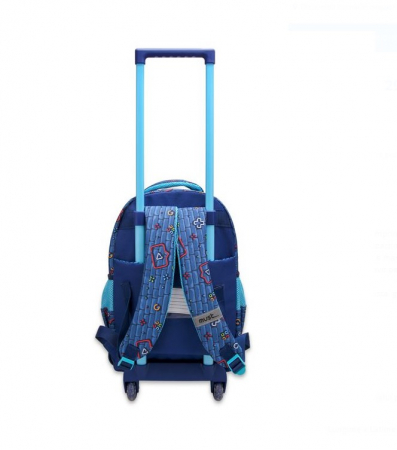 Ghiozdan tip troller pentru scoala cu leduri incluse [3]