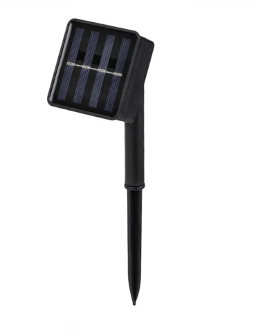 Ghirlanda solara cu flori si 20 LED flash, 1.9 m, alb cald [4]