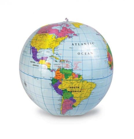 Glob pământesc gonflabil – 30 cm, Magnoidz, jucărie educativă 2–3 ani+ [2]