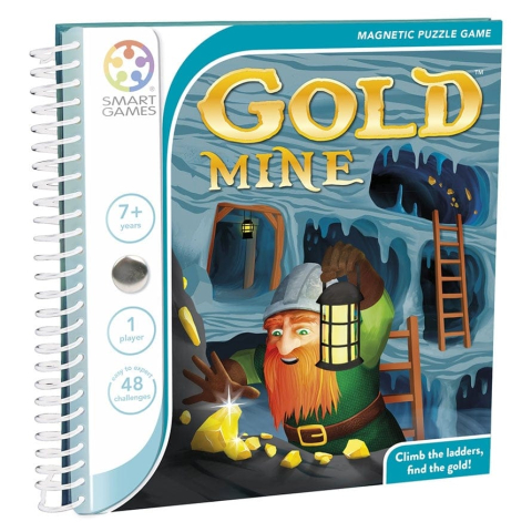 Jocuri de logica - Smart Games – Gold Mine, joc de logică cu 48 de provocări, 7+ ani