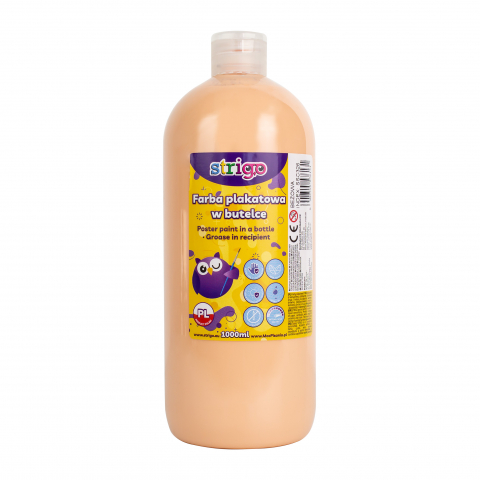 Produse art & craft-Lucru manual - Guașe Strigo în Recipient 1000 ml, Maro Deschis