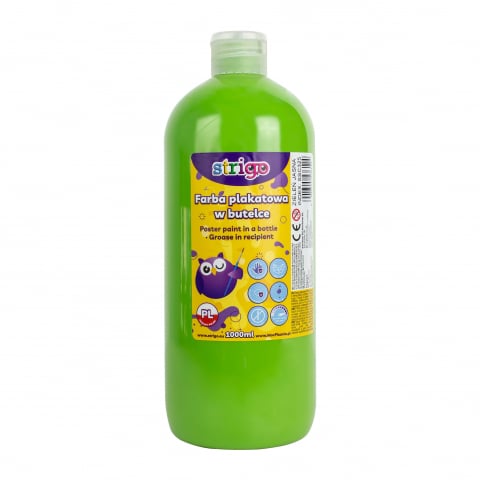 Produse art & craft-Lucru manual - Guașe Strigo în Recipient 1000 ml, Verde Deschis