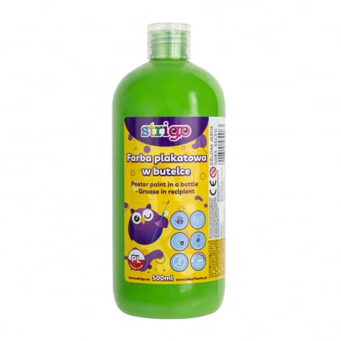 Produse art & craft-Lucru manual - Guașe Strigo în Recipient 500 ml, Verde Deschis