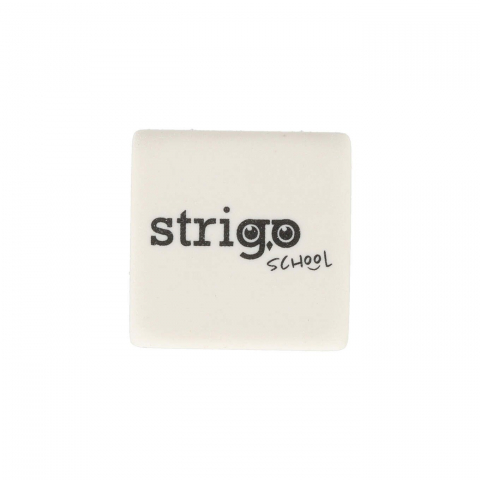 Radiere - Gumă de șters Strigo, forma patrata, 4 culori