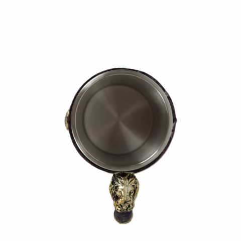 Halba de bere model medieval scut si leu, inox si rasina ,400 ml [3]